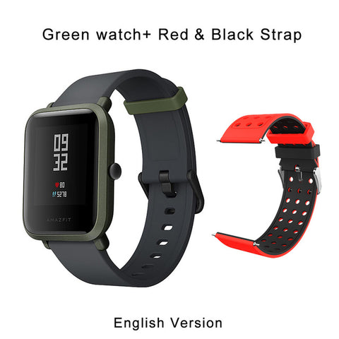 English Version Huami Amazfit Bip Smart Watch GPS Gloness Smartwatch Smart-watch Watchs 45 Days Standby for Xiaomi Phone MI5 IOS - techtoyzone