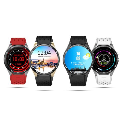 Kingwear KW88 Better than KW18 Smart Watch 3G 4GB ROM 512MB RAM WIFI 1.39" Smartwatch Cell Phone Heart Rate Monitor android 5.1 - techtoyzone