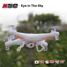 Free shipping Quadcopter With Camera Original Syma X5C RC Helicopter with Camera 2.4G 4 CH High Speed 6-Axis Drone With Camera - techtoyzone