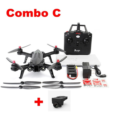 In Stock MJX Bugs 6 Brushless Motor C5830 Camera 3D Roll Flip Racing 2.4G 4CH FPV Quadcopter RC Camera Drone Toy RTF VS Bugs 3 8 - techtoyzone