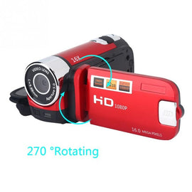 Full HD 1080P Camera 270 Degree 16X Zoom High Definition COMS Sensor 2.7'' Digital Video Camcorder DV Camera TFT LCD Screen - techtoyzone